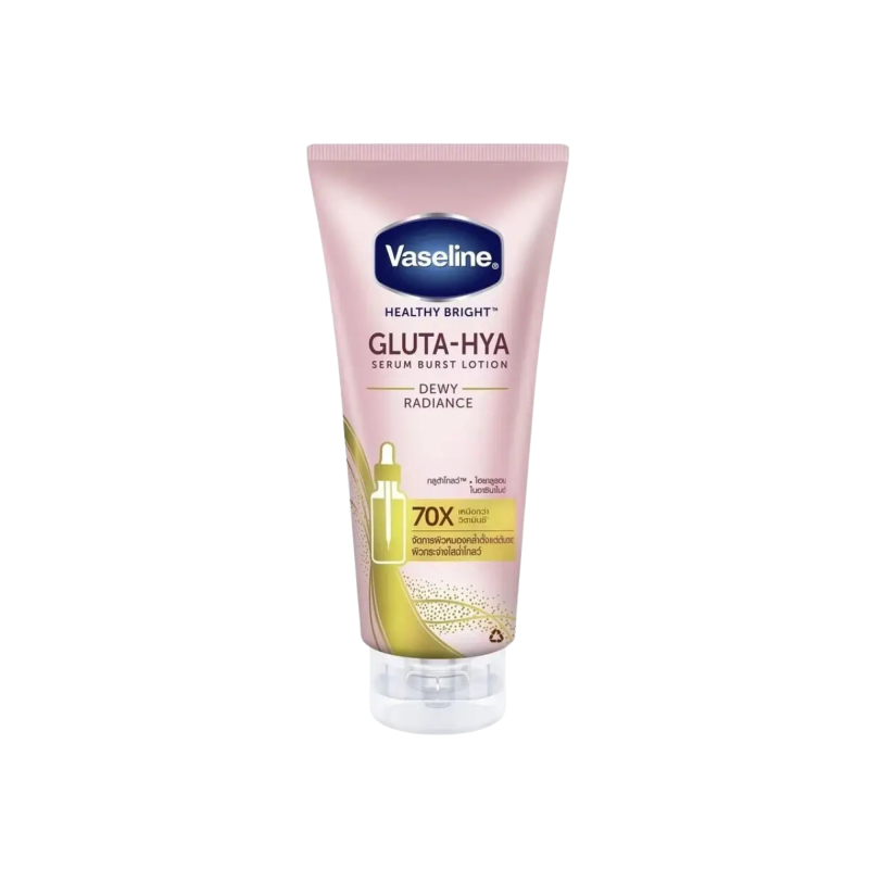 Vaseline Healthy Bright Gluta Hya Serum Brust 70x Lotion Dewy Radiance 290ml