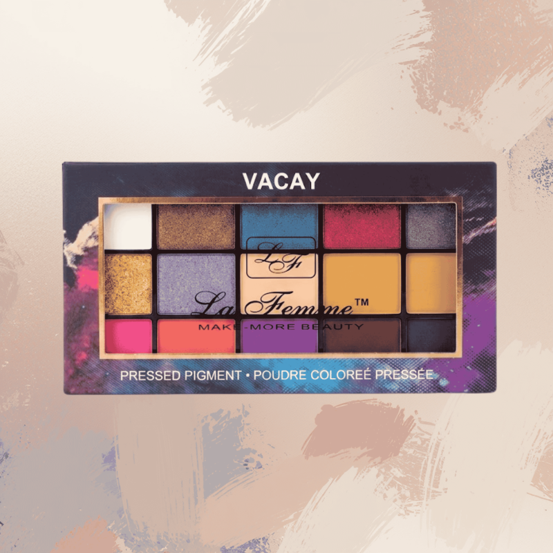 La femme 15 colour eyeshadow pressed pigment (Vacay)