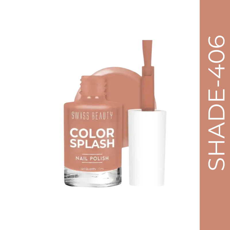 Swiss Beauty Color Splash Matte Finish Nail Polish #406 (11ml)