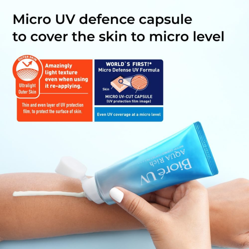 Biore UV Aqua Rich Watery Essence Sunscreen SPF50+ 70ml